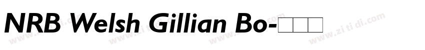 NRB Welsh Gillian Bo字体转换